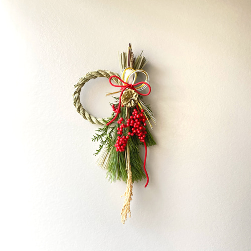 お正月飾り しめ縄リース フレッシュ しめ縄・しめ飾り Cocoflower