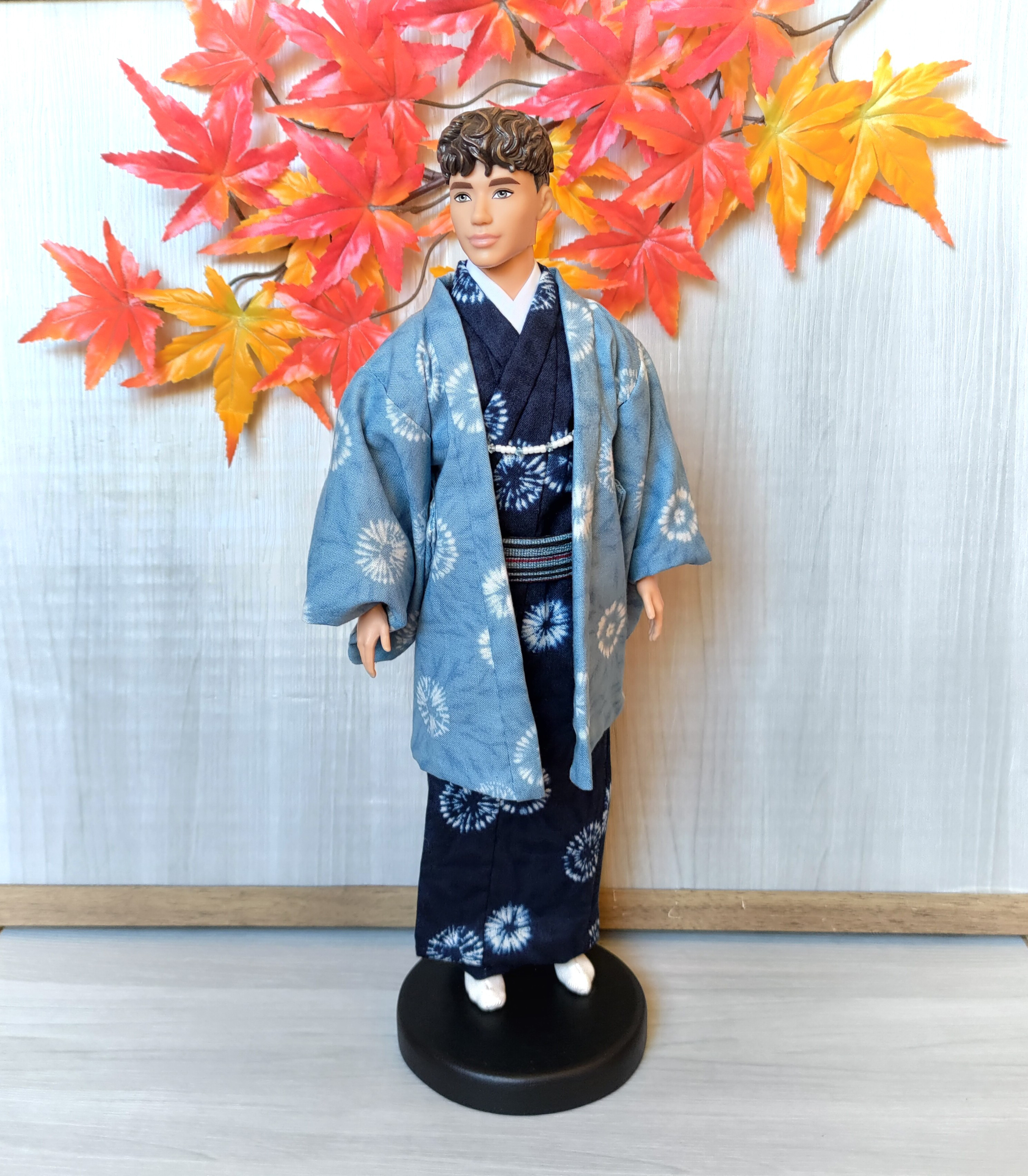 メンズ長襦袢 正絹 寛大 虎と龍 