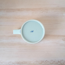 ジンベイザメ マグカップ　　染め付け　大きめ　カフェオレ　スープカップにも 12枚目の画像