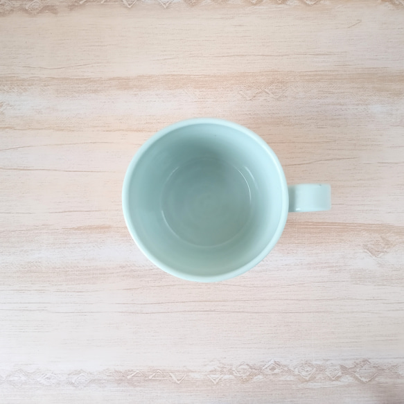 ジンベイザメ マグカップ　　染め付け　大きめ　カフェオレ　スープカップにも 11枚目の画像