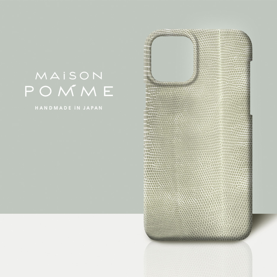 リザード iPhone用 ケース【ウォームグレー】iPhone各種対応 受注生産