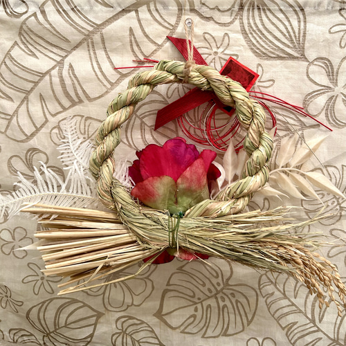 388»お正月しめ縄飾り2024 しめ縄・しめ飾り 凛 通販 16950642｜Creema