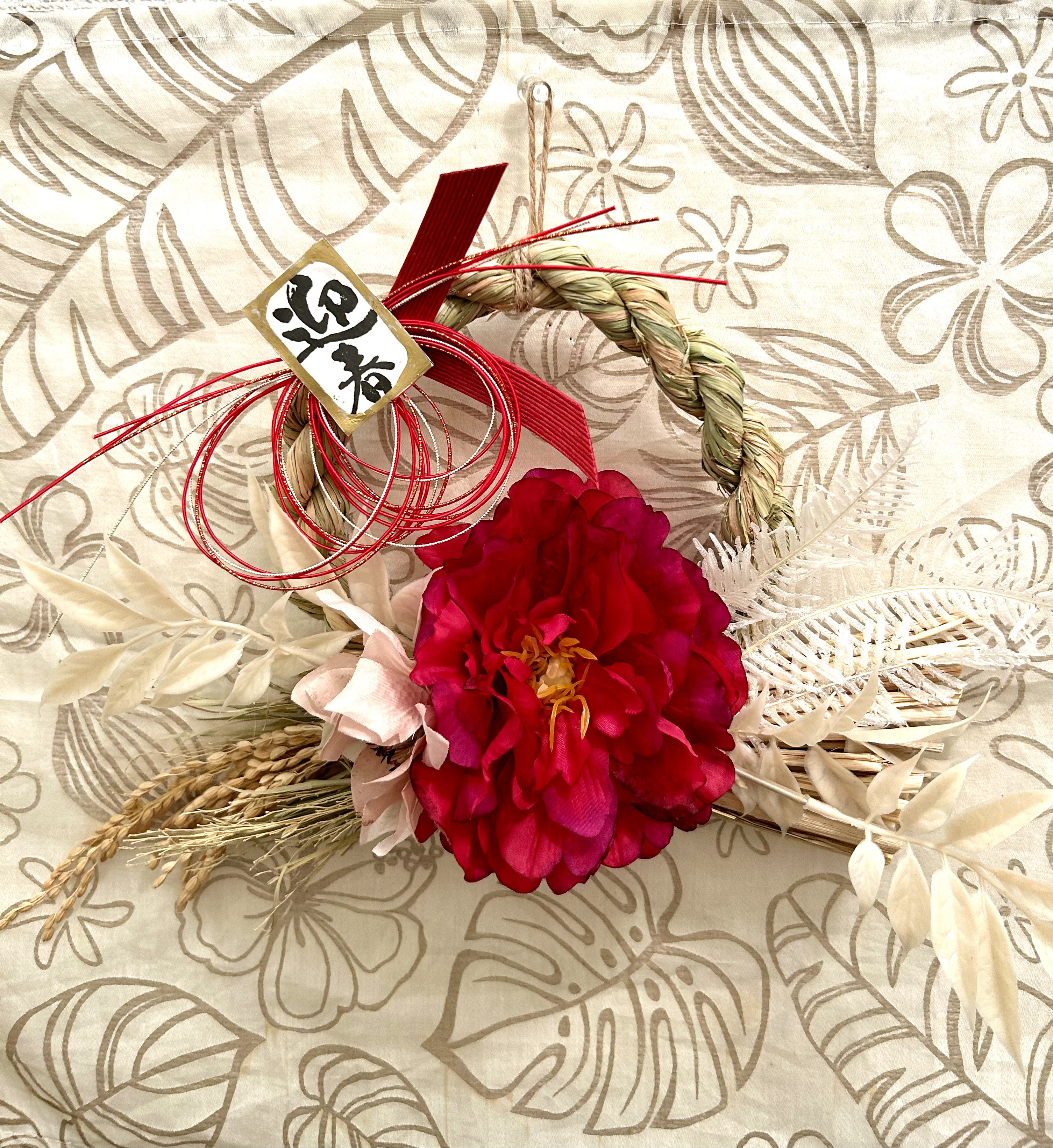 «388»お正月しめ縄飾り2024