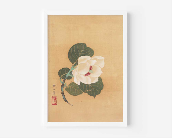 お花、和柄ポスター、日本画、和モダンだけじゃない様々なインテリアに！玄関、リビングに。お正月に【HN-0541】 4枚目の画像