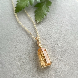 アメトリンのペンダントトップ✨ワイヤーアクセサリー✨天然石