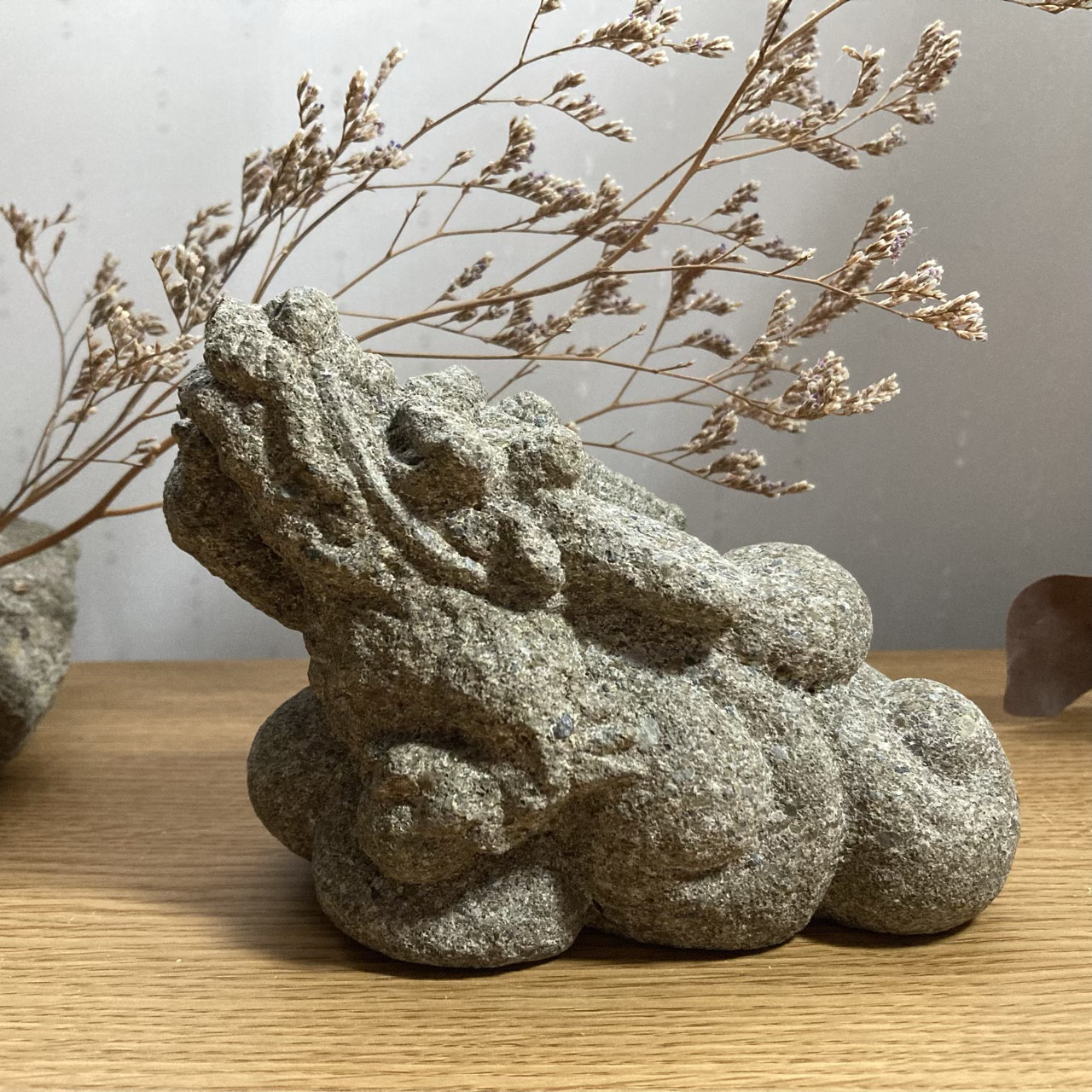 2024超人気 壺 彫刻 【美品】骨董品 大理石 大型 龍 置物