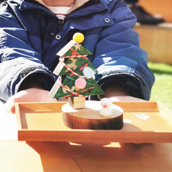 クリスマスツリー 手作りキット / 親子で一緒に / 天然木 / 思い出 / クリスマス 親子 家族 兄弟 6枚目の画像