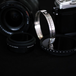 2way 相機鏡頭錶盤手環 銀色 925 第6張的照片