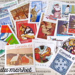 外国切手（カナダ）クリスマス 15枚 po-185 1枚目の画像