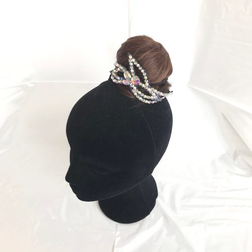 HO-02 ヘアアクセサリー 社交ダンス 新体操 バトントワリング 髪