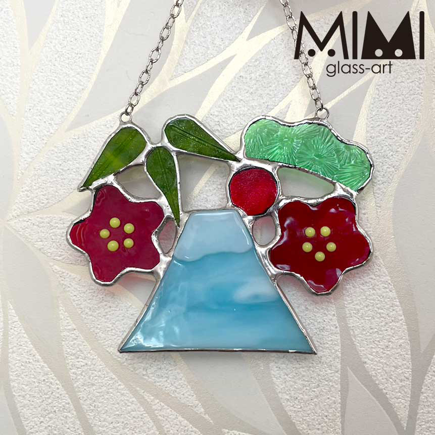 New yearミニリース　ステンドグラス