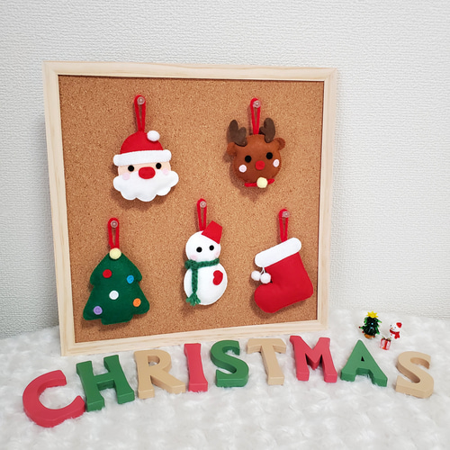 クリスマスガーランド☆オーナメント(サンタ/トナカイ/ゆきだるま