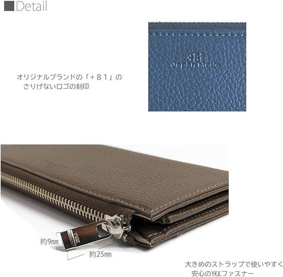 BOXなしで激安　L型　ロングウォレット　長財布　高級レザー　日本製 メンズ　レディース　財布　本革　大容量　ペア　財布 3枚目の画像
