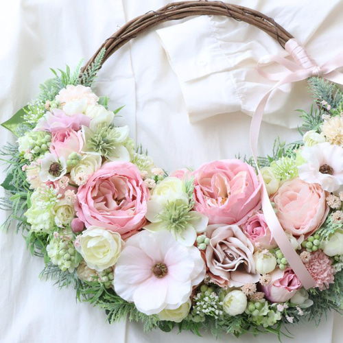 リースブーケ＆ブートニア│アーティフィシャルリース│ウェディング