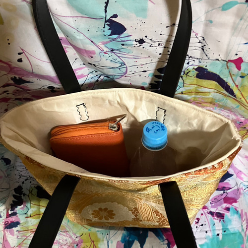 アンズルーム☆ハンドメイド☆ちょっと豪華な小さめ トート