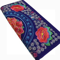 ベトナム サパ 民族 藍染 刺繍 大判マルチカバー　布 ベトナム サパ 民族 藍染 刺繍 大判マルチカバー 布