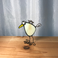 ビンテージ風ガラスを使ったフォトフレーム・ブルーラインの落ち着いた