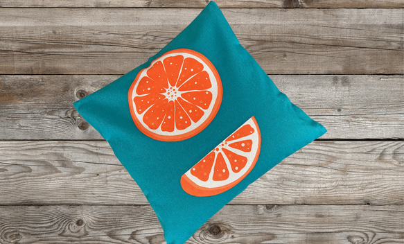 森林坐墊 橘色設計-扁柏香味- 第9張的照片