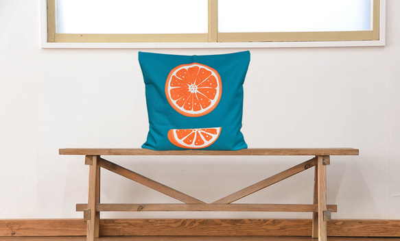 森林坐墊 橘色設計-扁柏香味- 第3張的照片