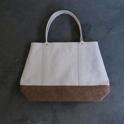 【受注生産】tote bag 　brown 2枚目の画像