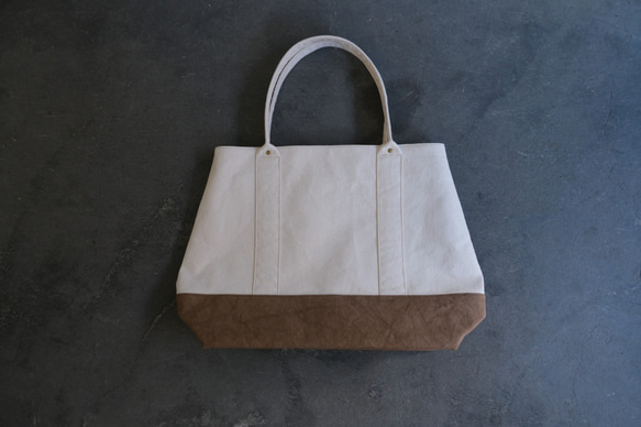 【受注生産】tote bag 　brown 2枚目の画像
