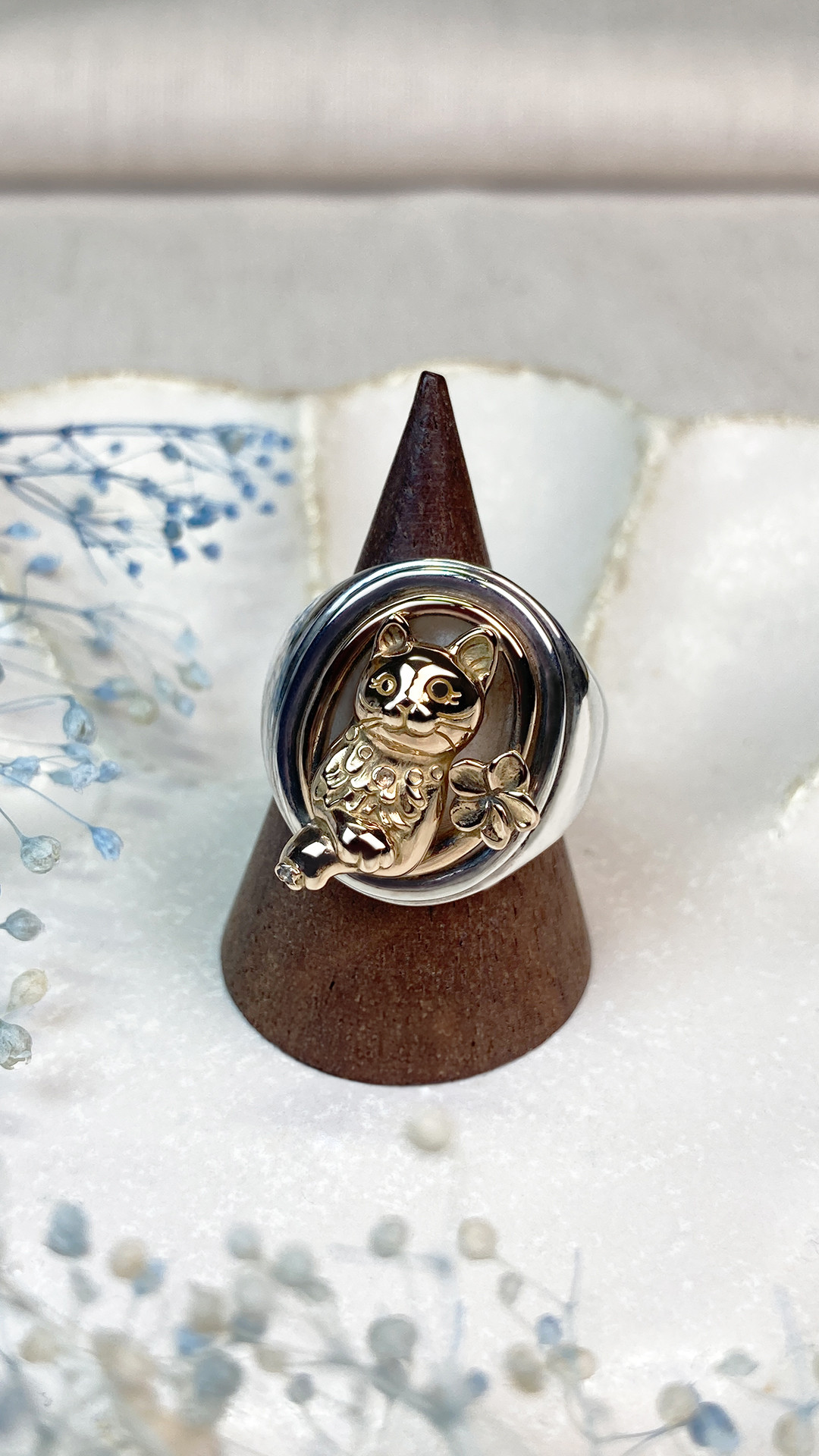 婦人リング（婦人PG,リングsv)、silver925（銀）,シルバーアクセサリー、ピンクゴールド