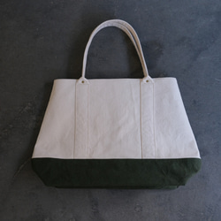 【受注生産】tote bag 　green 2枚目の画像