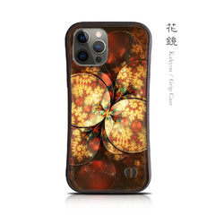 花鏡 - 和風 耐衝撃グリップiPhoneケース 1枚目の画像