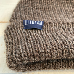 Hannah knit cap (手編み機ニット） 5枚目の画像