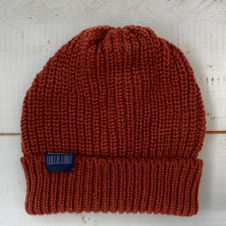 Hannah knit cap (手編み機ニット） 7枚目の画像