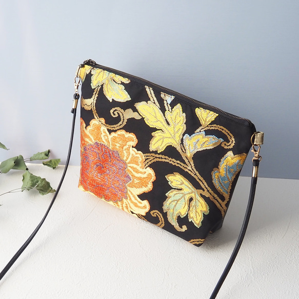 【オーダー品】着物 帯 帯締め リメイク ハンドメイド ショルダーバッグ 西陣 オーダー品】着物 帯 帯締め リメイク ハンドメイド ショルダー
