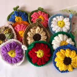 アクリルタワシお花10個 エコたわし 雑貨 ハンドメイド その他キッチン