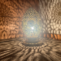 透かし彫り蝶柄ランプシェード スタンドライト・テーブルランプ