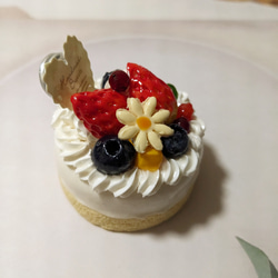 フルーツケーキのメモスタンド  ケース付き  フェイクスイーツ 6枚目の画像