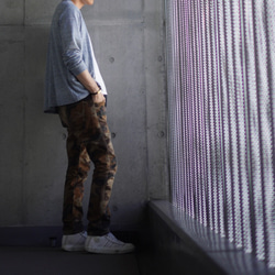 [展示作品]迷彩プリントツイルパンツ 10枚目の画像