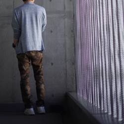 [展示作品]迷彩プリントツイルパンツ 11枚目の画像