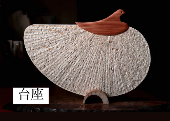江戸仕立て都団扇千鳥型(ミニ) 千鳥うちわ 「TULIP」伝統工芸品 誕生日ギフト プレゼント 夏の贈り物 6枚目の画像
