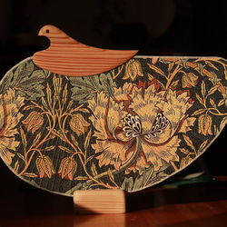 江戸仕立て都団扇千鳥型(ミニ) 千鳥うちわ 「TULIP」伝統工芸品 誕生日ギフト プレゼント 夏の贈り物 1枚目の画像