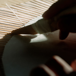 江戸仕立て都団扇千鳥型(ミニ) 千鳥うちわ 「TULIP」伝統工芸品 誕生日ギフト プレゼント 夏の贈り物 3枚目の画像