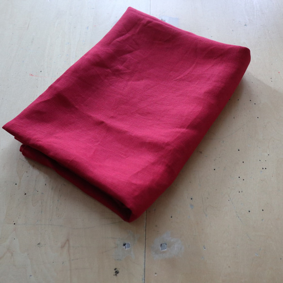 【 新色の赤！３WAY】リネンの羽織りボレロ　ストール❣️　ギフト　X'mas　日よけ　和装　 7枚目の画像