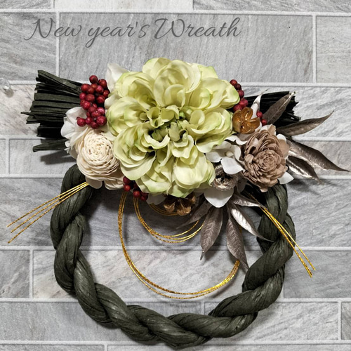 New Year's しめ縄リース
