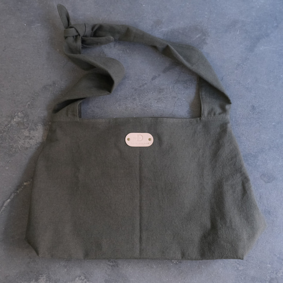 【受注生産】knot bag　khaki 1枚目の画像