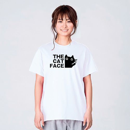 THE CAT FACE 猫 tシャツ 猫Tシャツ ねこTシャツ おもしろ 猫 t