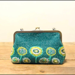 専用 ミナペルホネン 親子がま口 長財布 ハンドメイド skyful