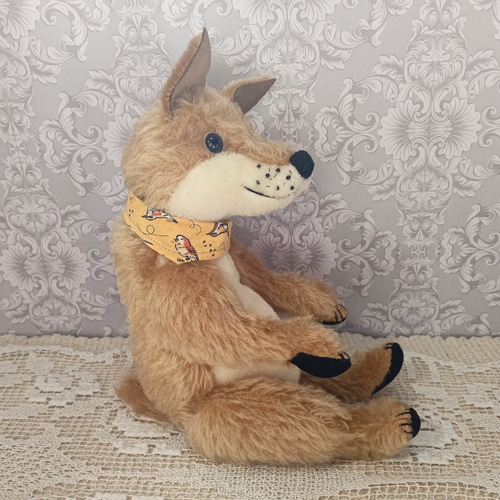 柴犬 黄土色✕白/テディベアタイプの犬のぬいぐるみ 約24cm 柴犬 黄土色✕白/テディベアタイプの犬のぬいぐるみ 約24cm