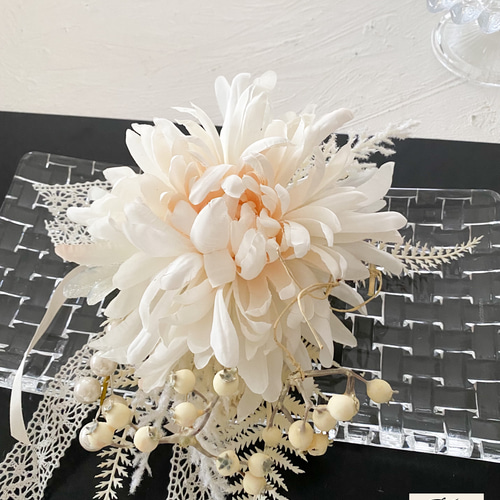 2024 しめ縄飾り ホワイト 2way ②