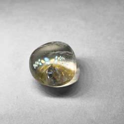 smoky quartz tumble / スモーキークォーツタンブル I (2個セット・レインボー・リモナイトあり) 3枚目の画像