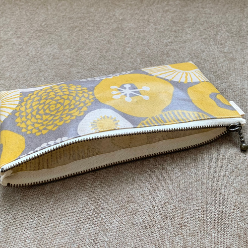 再再・・販☆25cmラミネートポーチと20cmフラットポーチのセット☆北欧