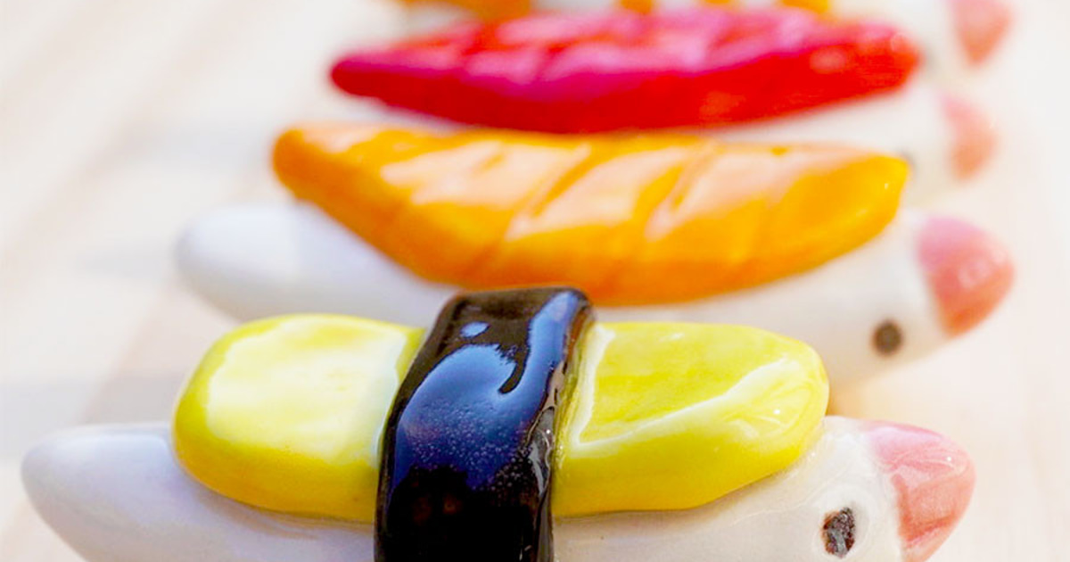 お寿司モチーフの、食べたくなる作品｜ハンドメイド、手作り通販・販売