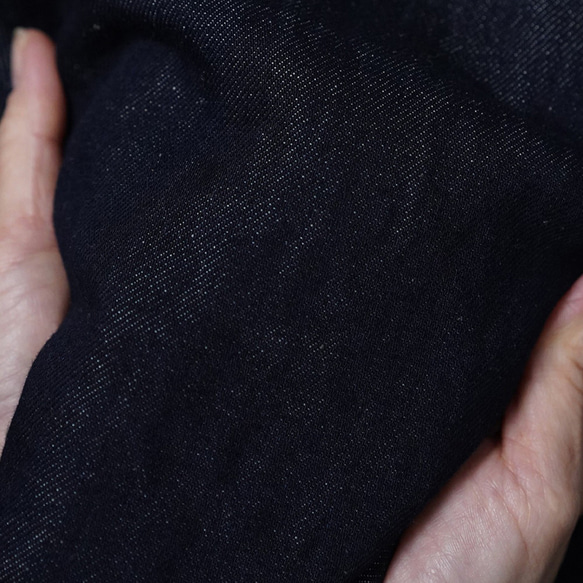 [wafu] 純日本製亞麻牛仔寬大休閒褲/深靛藍 b011h-din2 第20張的照片